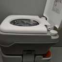 RVGUARD Portable Toilet, Camping Portable Toilet for Adults, 5.3 Gallon Waste Tank with Level Indicator, Come with Carry Bag and Wash Sprayer, for Camping, RV, Yacht and Truck Driver Use