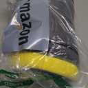 Yoga Mat Towel with Hand Towel, Extra Thick (600GSM) Soft Hot Yoga Towel, Non-Slip and Sweat Absorbent for Hot Yoga, Bikram, Pilates, and Fitness, 72" x 27.5", Dual-Color, Grey/Yellow