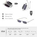 SKYOAK Unbreakable Evolved Folding Reading Sunglasses Women Men Blue Light Blocking Anti UV Eyestrain Foldable Portable Compact Lens Sun Readers Upgraded Metal Case Pocket Computer glasses 2.5 BLACK
