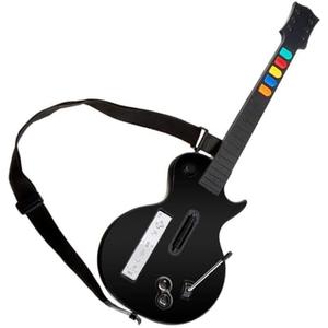 DOYO Wii Guitar Hero for Wii Controller Wireless, Guitar Hero Controller Compatible with Guitar Hero Wii and Rock Band 2 Games with Strap