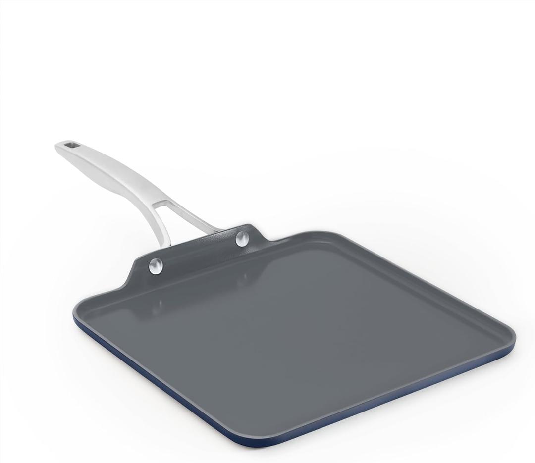 Calphalon Premier Ceramic Nonstick 11" Square Griddle, Midnight Blue