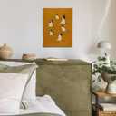 KU-DaYi Vintage Japanese Crane Wall Art Decor, Rustic Nature Japandi Flying Crane Bird Canvas Prints Pictures Framed, Japanese Bird Wall Art Prints for Home Bedroom Living Room Decor, 11x14 Inches