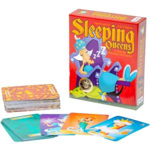 Sleeping Queens Fun Card Game for Kids and Families. Great for Kids aged 8+ and 2-5 Players, from Gamewright. (5.75 x 4.75 x 1.5)