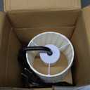 Candle Warmer Lamp with Timer, Dimmable Wax Warmer Candle Lamp for Jar Candle with 2 Bulbs, Christmas Birthday Gifts for Women Mom, Cozy Home Decor for Room, Bedroom, Kitchen-Pleated Fabric