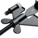 3 x Black Portable Door Lock Home Security Door Locker Travel Lockdown Locks for Additional Safety and Privacy Perfect for Traveling Hotel Home Apartment College (1 Pack)