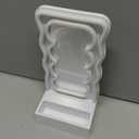 Wavy Led Light & Mirror Phone Holder