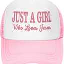 Funny Trucker Hats for Women Adult Humor Hot Pink Funny Gag Trucker Hats for Men Girls (Pink)