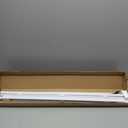 LazBlinds No Tools No Drill 1" Vinyl Mini Blinds, Cordless Blinds for Windows, Light Filtering Horizontal Window Blinds & Shades, 33" W x 36" H, White
