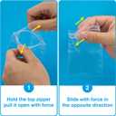 Plastic Bags, 1200pcs 4 x 6 inch 2 mil Thick, Zip Bag, Clear Jewelry Bags, Baggies with Resealable Zip Bag for Small Business, Daily Vitamin, Jewelry, Candy