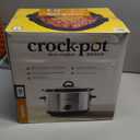 Crock-Pot 4.5 Quarts Manual Design Series Slow Cooker with 3 Manual Heat Settings Cooks Meals for 4 Plus People with Removable Stoneware Bowl, Silver