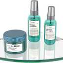 Glass Corner Shelf for Bathroom Corner Shower Shelf Tempered Glass Shelf Shower Organizer Shampoo Holder No Drilling Shower Caddy Corner for Inside Shower 9.4" R