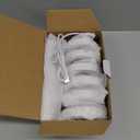 EZVALO Under Cabinet Lighting with Charging Station, 1000mAh Rechargeable Puck Lights with Remote, 3 Color Temps & 12 RGB Closet Lights, Dimmable Motion Sensor Lights for Shelf, Kitchen (6 Packs) (White)