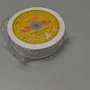 Double Face White Satin Ribbon 1-1/2 inch X 50 Yards Polyester White Ribbon for Gift Wrapping Very Suitable for Weddings Party Hair Bow Invitation Decorations and More
