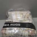 Runner Rug Kitchen Washable Rugs: 3x10 Non-Slip Boho Soft Vintage Stain Resistant Indoor Floor Neutral Farmhouse Throw Carpet for Hallway Bathroom Laundry Room Entryway Bedroom - Cream