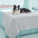 Bedsure Premium Cooling Blanket for Extra Large Dog - Q-MAX>0.5, Breathable Summer Washable Cold Pet Mat, Soft Durable Self Cooling Dog Mat for Hot Weather, Pearl Grey, 50x60