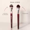 BK Beauty Core Complexion Trio Makeup Brushes Set (3PC) Foundation, Concealer, and Blending Brushes for Liquid, Cream & Powder Vegan, Cruelty-Free, Ultra-Soft Face Makeup Brushes