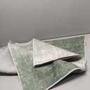 Lahome Green Area Rugs 3x5,Non-Slip Bathroom Rugs,Washable Small Rugs for Bedroom,Boho Modern Abstract Soft Non-Slip Low-Pile Indoor Area Rug for Kitchen Entryway(3'x5',Green) (3' x 5', Green)