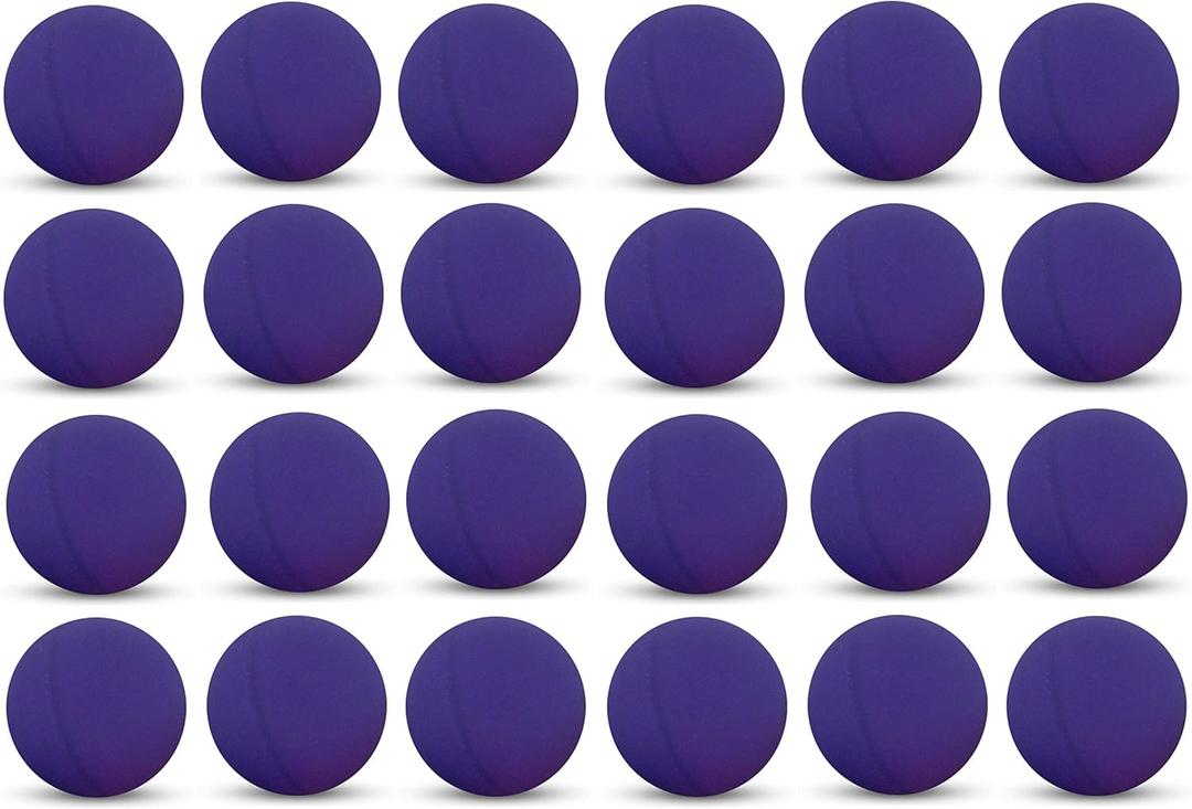 Recreational-Quality (1-Star, 40mm) Ping Pong Balls (24-Pack, Purple)