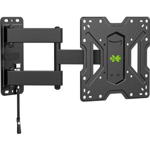 USX MOUNT UL Listed RV TV Mount for Most 17-43inch TV - Lockable Full Motion RV TV Wall Mount for Camper, Trailer, Motorhome - Swivel Tilt Bracket for Truck Boat, 44 lbs Capacity, VESA 200mm