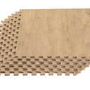 Forest Floor Eva Mats FFH-24BWLB0.1-10M Buttered Walnut Light Brown 4 Packs