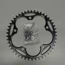 110/130 BCD Chainring 36/38/40/42/44/46/48/50/52/54/56/58/60T Round Narrow Wide Bicycle Chainring with 5 Screws for Road Bike Folding Bicycle