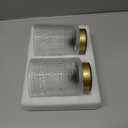 2 Pack Battery Operated Decorative Lamp with Timer for Bedside,Small Cordless Table Lamps with LED Warm Bulb for Shelf/Coffee Table/Entryway/ Bathroom or Kitchen Counter/ Dorm/Office Cubicle(Clear)