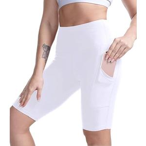 TYUIO High Waisted Yoga Shorts for Women Tummy Control Workout Running Biker Shorts 2 XL