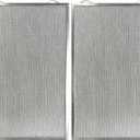 Air Filter Factory Metal Filter 203368 Replacement For Honeywell EAC F50F1073, F300E1019, 50000293-002 HVAC Furnace Aluminum Mesh Pre-Filters 2-Pack