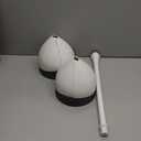 Clorox Toilet Plunger with Hideaway Caddy, Set of 2  for Bathroom Organization and Storage, Bathroom Accessories, Toilet Unclogger, with Holder, White