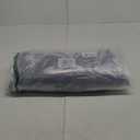 Modern Threads 2-Pack Solid Loop with Non-Slip Backing Bath Mat Set (17-inch by 24-inch/21-inch by 34-inch), Denim