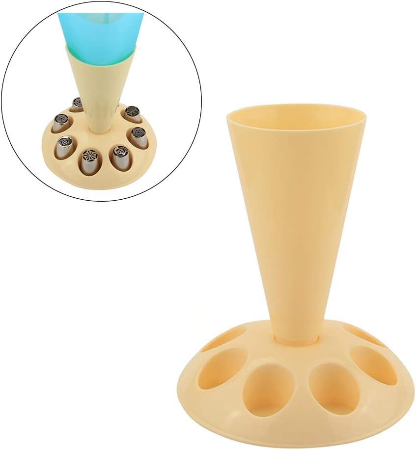 Pastry Bag Holder Stand, Icing Bag Holder, Piping Bag Holder with 8 Holder Slots, Pipping Bag and Tips Holder, Piping Bag Stand, for Baking Accessories