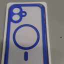 Miracase for iPhone 16 Case 6.1'', [Bubble Free] Full-Body Bumper Phone case with Built-in Full Glass Screen &Lens Protector,No Gap,Compatible with MagSafe,Drop Proof 16 Cover,Blue