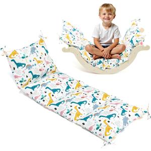 Montessori Arch Cushion for Pikler Climbing Set, Soft and Cute Bed Floor Lounger Mat, Cushion for Climbing Arch (White)