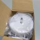 Soap Dispenser Wall Mount 17oz Drill Free ABS Hand Soap Shower Dispenser with Adhesive and Screws No Leakage Shampoo and Conditioner Dispenser Large Capacity for Bathroom Kitchen-White,1PACK