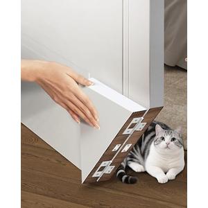 Cat Door Corner, Thin Cat Door Hinges for Left and Right Doors, for Interior and Exterior Doors, Cat Corner Door Provides a Safe Space for Your Cat