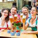 Vesici 200 Pcs Oktoberfest Ice Cream Cups Bulk 6 oz Disposable Dessert Paper Bowls Oktoberfest Muffin Cups for Beer Festival Bavarian Pretzel and Treats Snack Holder