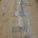 Huuger 55 x 24 inch Desk with Power Outlets & USB-C, Deeper & Thicker Desktop, Robust Metal Tubes, Computer Desk, Heavy Duty Office Desk, Work Gaming Desk for Home Office, Rustic Brown