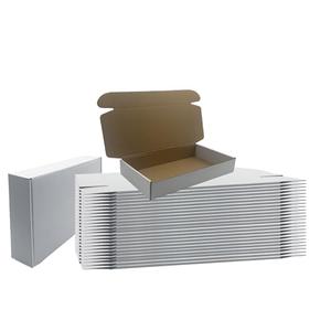 12x6x2 inches Shipping Boxes Set of 25, White Cardboard Box Kraft Corrugated Mailer Box，Boxes for Shipping E-commerce Packaging, Holidays Gift and Small Business Giving Literature Mailing