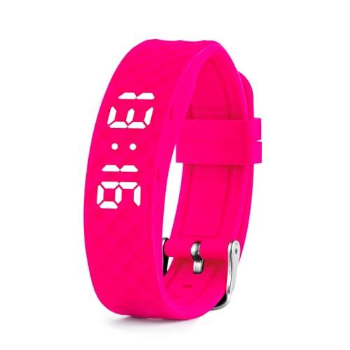 Tabtime Vibrating Alarm Wristband - Silent Alarm Watch for Adults and Kids - with up to 10 Personal Alarms or Pill Reminders per Day​, S