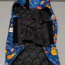 CuteBone Winter Dog Coat - Waterproof Windproof Reversible Vest, Thick Adjustable Cold Weather Jacket for Small Medium Large Dogs, Soft with Leash Hole (2- Camping)