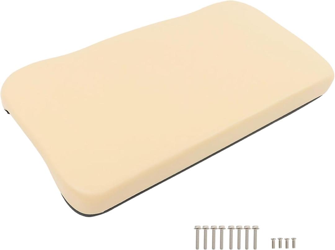 GXYWADY Golf Cart Front Seat Bottom Cushion Assembly Replacement for Club Car Precedent 2004-Up Gas & Electric Models, Beige