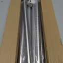Mcrbeay Shower Curtain Rod, 1" Diameter Heavy Duty Tension Shower Rod, Non Slip Adjustable 28-102 inch No Drill Shower Curtain Rods Spring Tension For Bathroom, Shower Stall, No Rust, Brushed Nickel