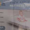 3" Waterproof Pack and Play Mattress, 38"x26"x3" Memory Foam Pack N Play Mattresses Pad with Breathable & Removable Cover for Naps Sleep, Portable Playard playpen mattresses Topper