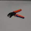 Wire Crimping Tool with Ratchet, Amliber Ratchet Wire Crimper Tool for Open Barrel Terminal Connectors, Electrical Crimping Tool for Deutsch DELPHI AMP Dupont TYCO Terminals, 24-14 AWG