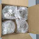 Glaver's Drinking Glasses Set of 4. Can Shaped Glass Cup Set, 16oz Beer Can Glass Coffee Cups, Cocktail Glasses, Water, Soda, Smoothie, Juice, Can Glasses. Dishwasher Safe, 4 Count