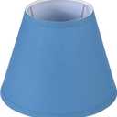 Aspen Creative 58914 Transitional Hardback Empire Shape UNO Construction Lamp Shade in Celadon Blue, 9" Wide (5" x 9" x 7")