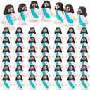 Sumind 100 Pcs Little Jesus Figures Original Design Miracle Mini Pocket Jesus to Hide and Seek Easter Egg Filling Religious Party Favors Sunday School Baptism Gifts(Cyan)