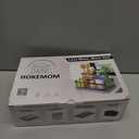 Large Family-Sized Sponge Holder for Kitchen Sink with Brush Holder - Drain-Free Non-Slip Base, 2.6mm Stainless Steel with Black Rust-Resistant Coating-10.24"L x 6.5"W x 5.83"H Sink Organizer