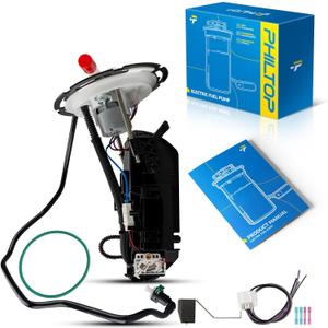 PHILTOP FG1384 Fuel Pump Assembly with Sending Unit, Fits Malibu 2004-2008, G6 2005-2008, Aura 2007-2008, Replaces E3591M, M10153, 67521