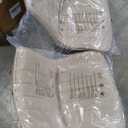 Nalupatio Modern Dining Chairs Set Of 2, Comfortable Dining Room Chairs with Thick Cushions, Fabric Upholstered Side Chairs with Metal Legs for Kitchen, Beige